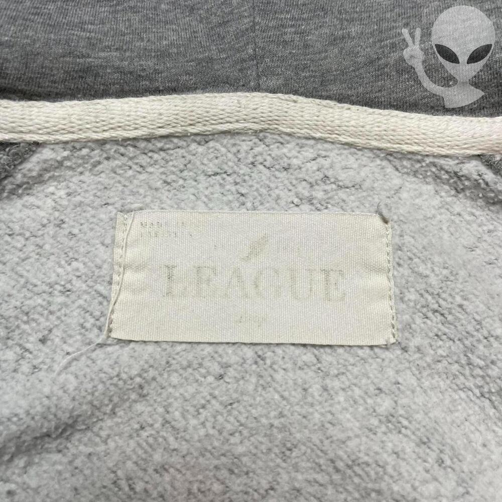 Vintage Colosseum Men's Small Pitt Panthers Heather Gray Arch Full Zip Hoodie - Picture 5 of 8